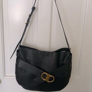NWOT Tory Burch Large BLK crossbody, shoulder bag